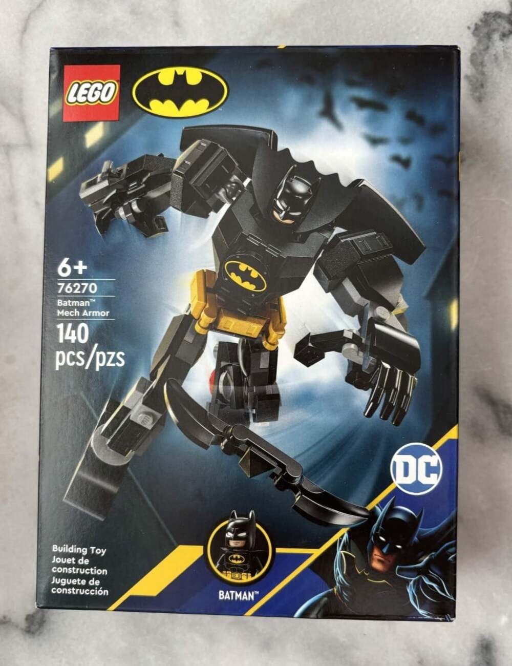 Lego Batman 76270 Batman Mech Armor Building Set 140 pc Sealed